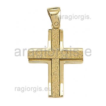 Βαπτιστικός σταυρός για αγόρι χρυσός