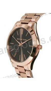 Ρολόι MICHAEL KORS γυναικείο-ανδρικό με rose gold επίχρυσο ανοξείδωτο μπρασελέ 42mm